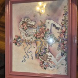 Cross Stitch Carousel Horse