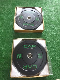 25 pair bumper plates Gym equipment