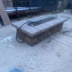 Patio fire pit propane