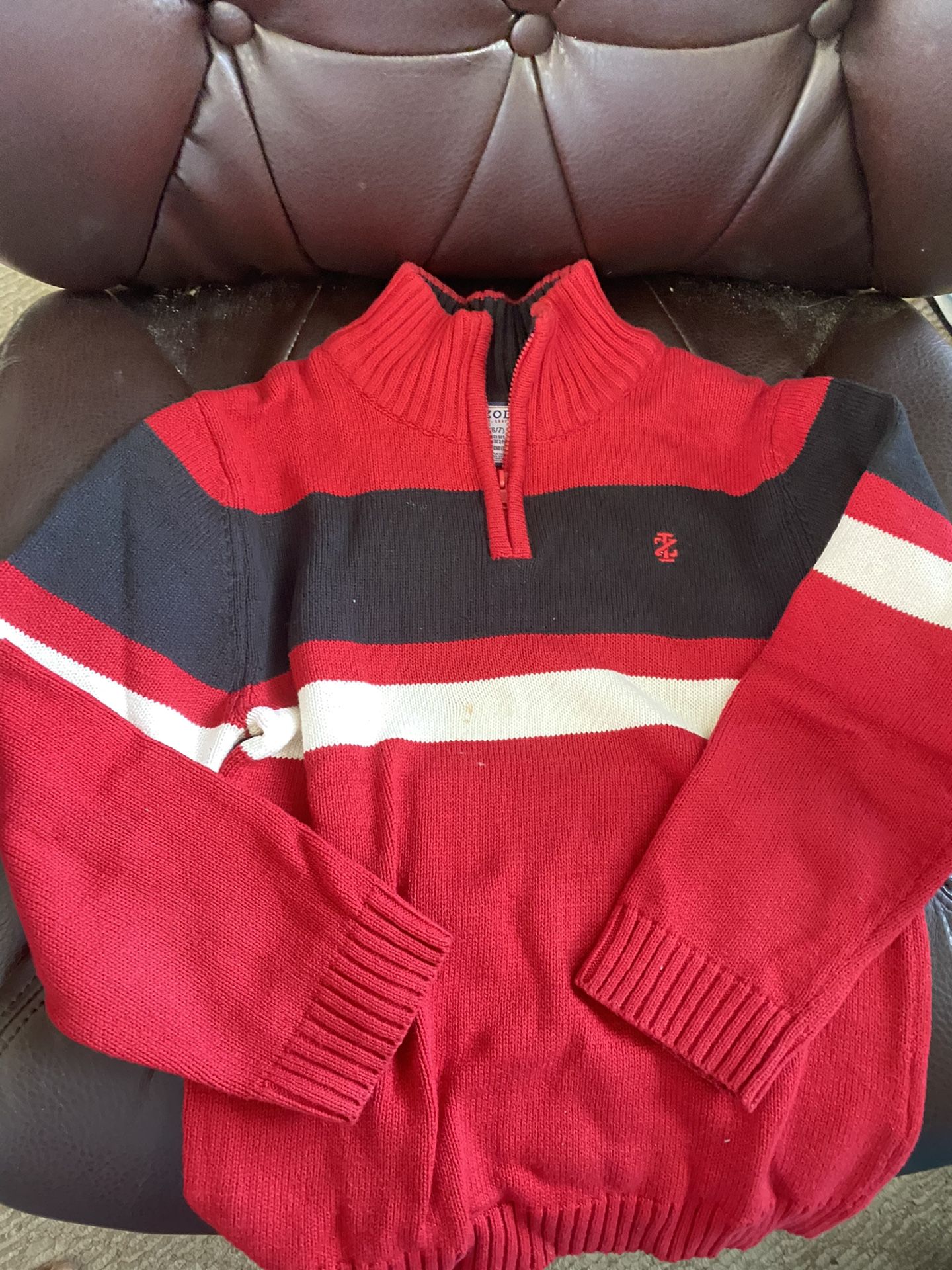 Red Sweater For Boys Size 6/7