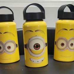 Minions Despicable Me Aluminum Water Bottle(s) 