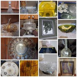 Vintage Glassware Various Prices