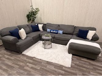Large Gray Ashley Furniture Sectional - Delivery Available