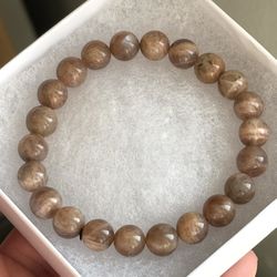 9mm Moonstone Bracelet 