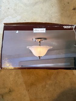 Allen + Roth Semi-Flush Ceiling Light Fixture