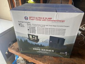 Photo WFCO-8955PEC 30amp Rv Trailer Power Center w55 amp converter/charger