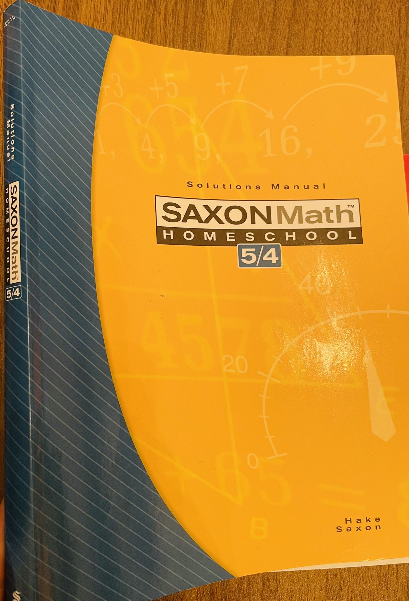 Saxon Math 5/4 Solutions Manual 