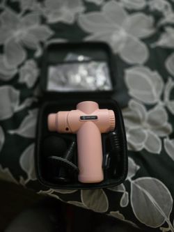 Pink Handheld Massage Gun