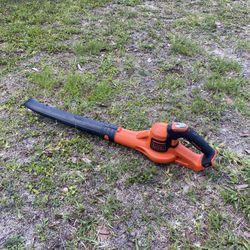 (No Battery Or Charger) Black & Decker LSW321 Electric Leaf Blower