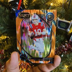 2️⃣0️⃣2️⃣4️⃣ Select 🏈 Drake Maye Orange Shock