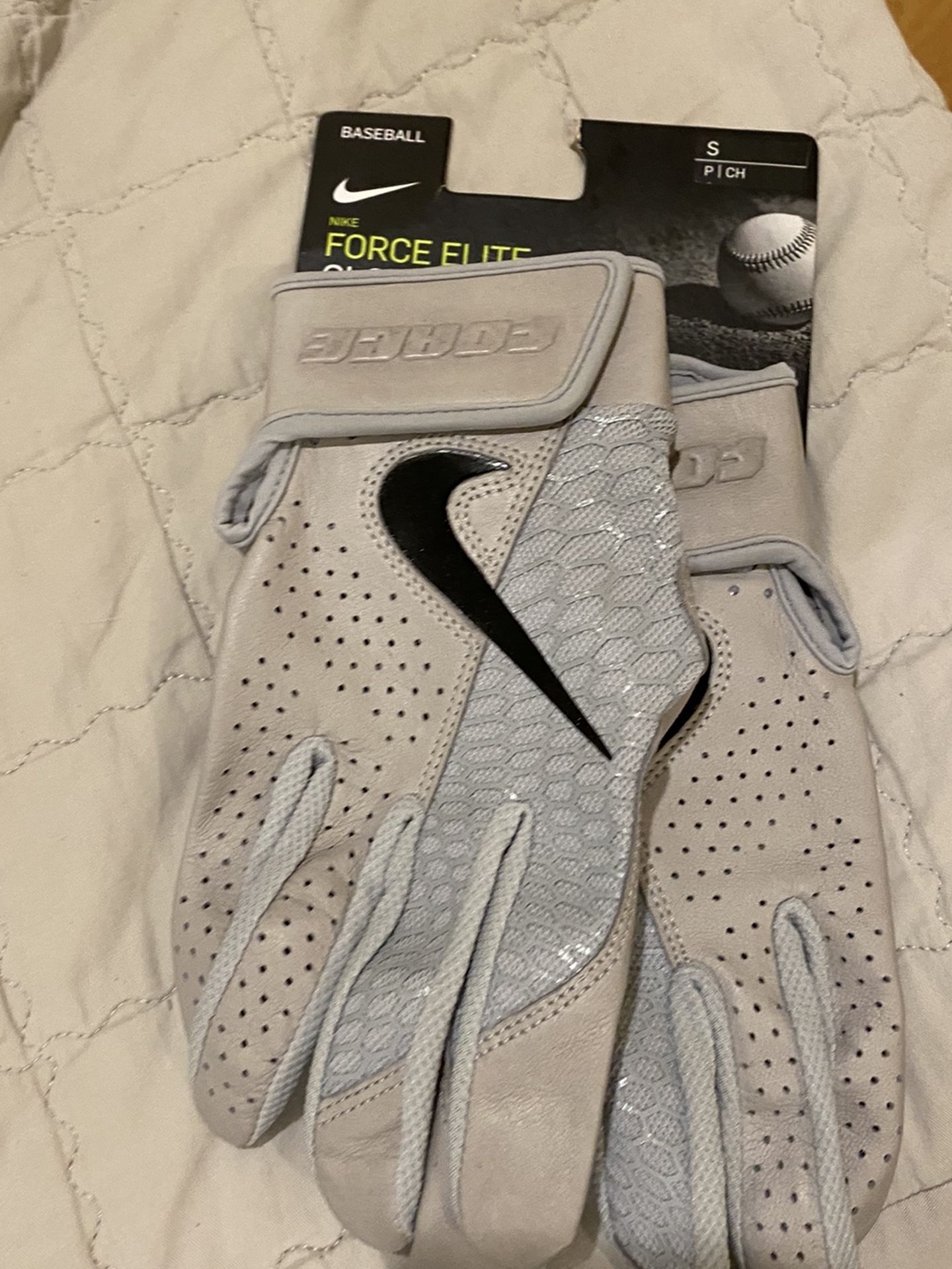 Nike Force Elite Batting Gloves Sz Small