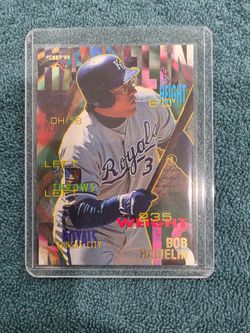 1995 Fleer Bob Hamelin Kansas City Royals Baseball Card