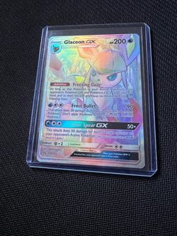 Pokemon Cards Sun & Moon Glaceon GX Secret Rare