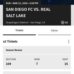 San Diego FC vs Real Solt Lake