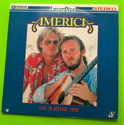 America Live in Central Park laserdisc
