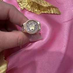 14k Men Ring With CZ