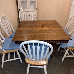 Solid Wood Vintage Table Must Pickup By 4/29