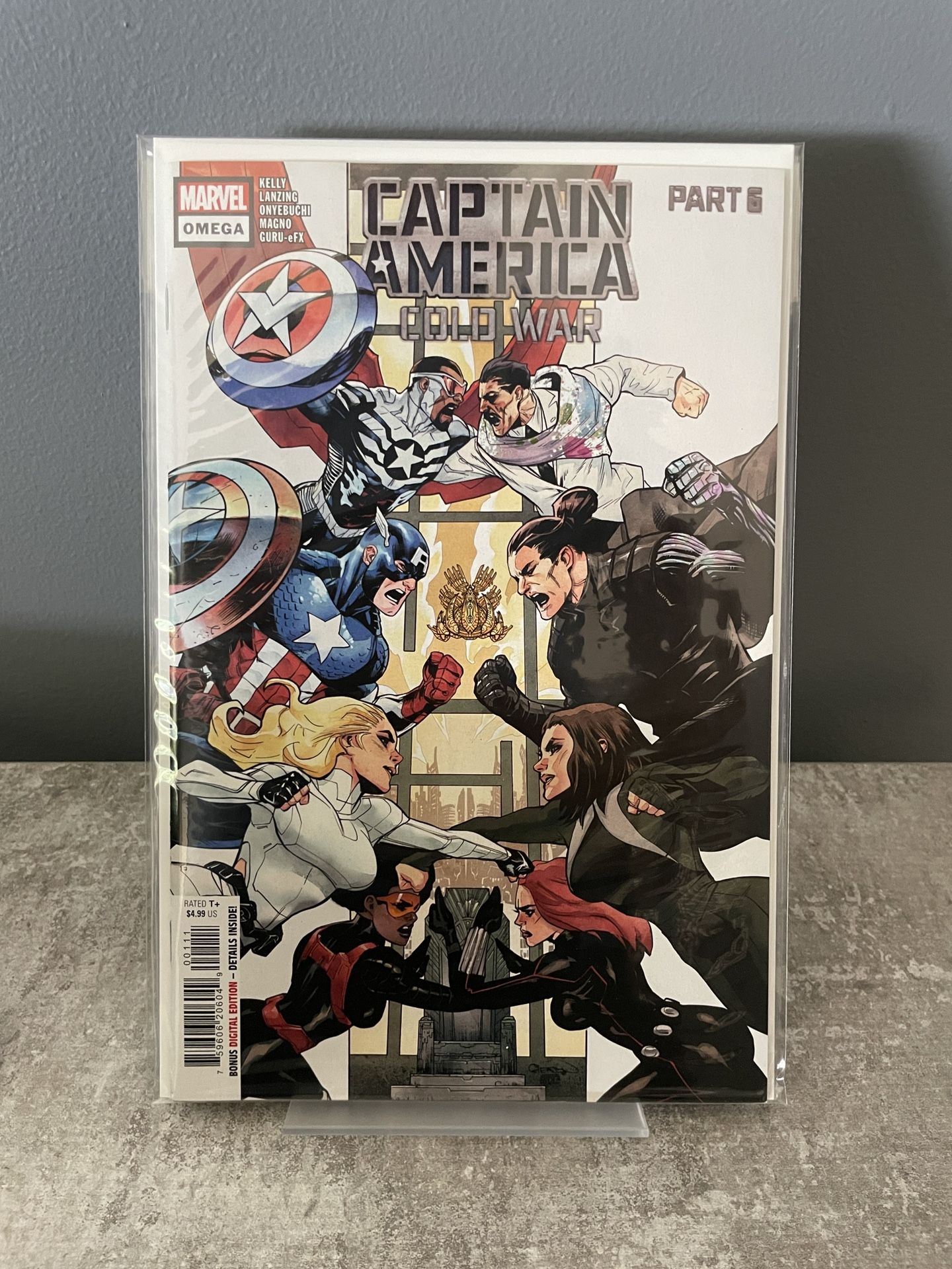 Captain America: Cold War Omega #1 (Marvel Comics, 2023) Complete Four Cover Set