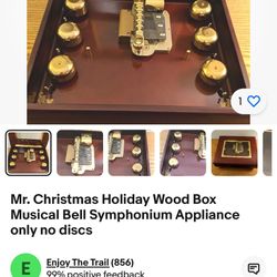 Mr Christmad Holiday Wood Box