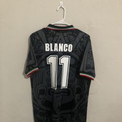 Mexico 1998 3rd Blanco Jersey (medium Large XL)