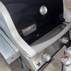 Weber Spirit E-210 BBQ Grill Asador Grill BBQ 2 Burners Silver Black And Red