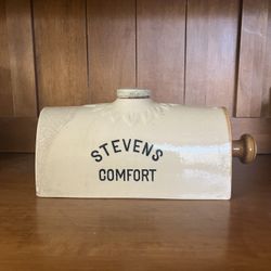 Antique Stevens Comfort Stoneware Foot Warmer-Fulham Pottery