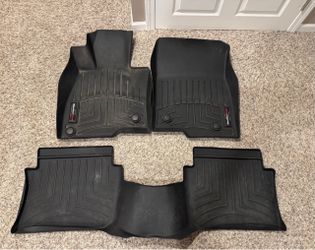 WeatherTech Black Rubber Floor Mats Set 2016 Mazda 3