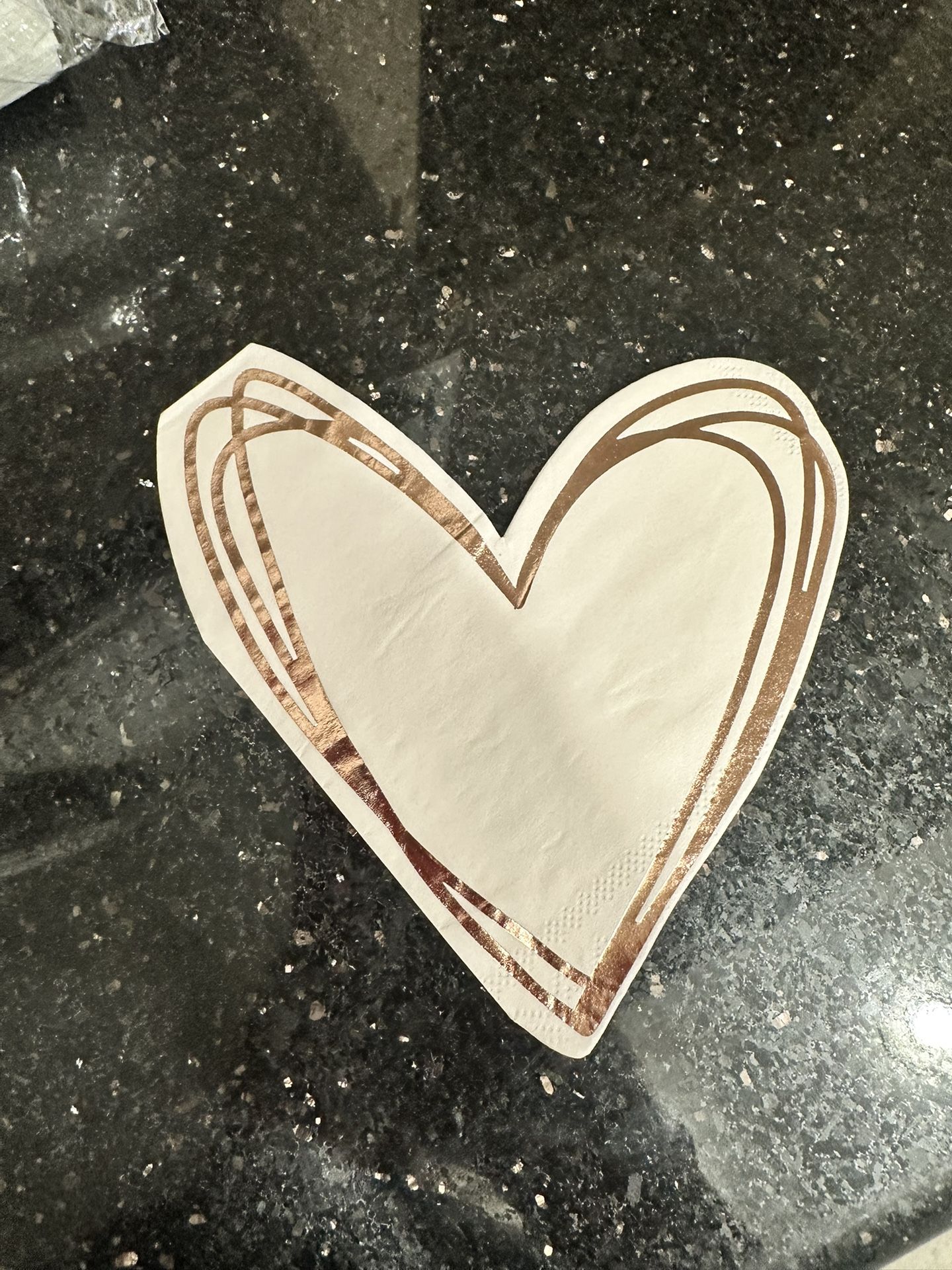 Heart Shaped Cocktail Napkins