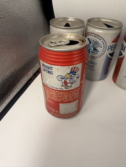 Vintage 1976 Pepsi Bicentennial can lot