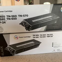 Brother printer ink. New & sealed for TN-460, TN-560, TN-570, TN-580, TN-650, TNP-24