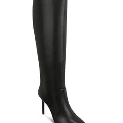 Knee High Black Boots Women Size 10.5