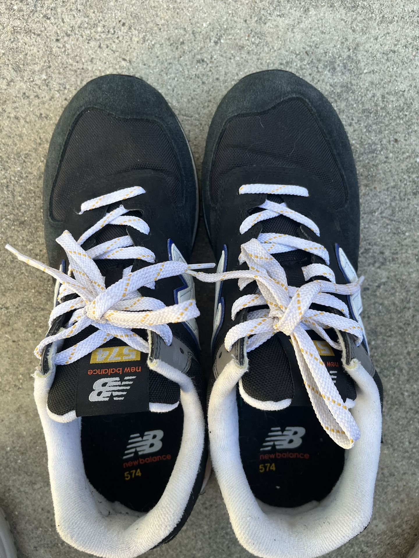 New Balance 574v2 Black Poppy Mens 10D Black Suede And Fabric Trainers Negotiable Price* New Balance 574v2 Cordura Black Poppy 10.5  main image 3