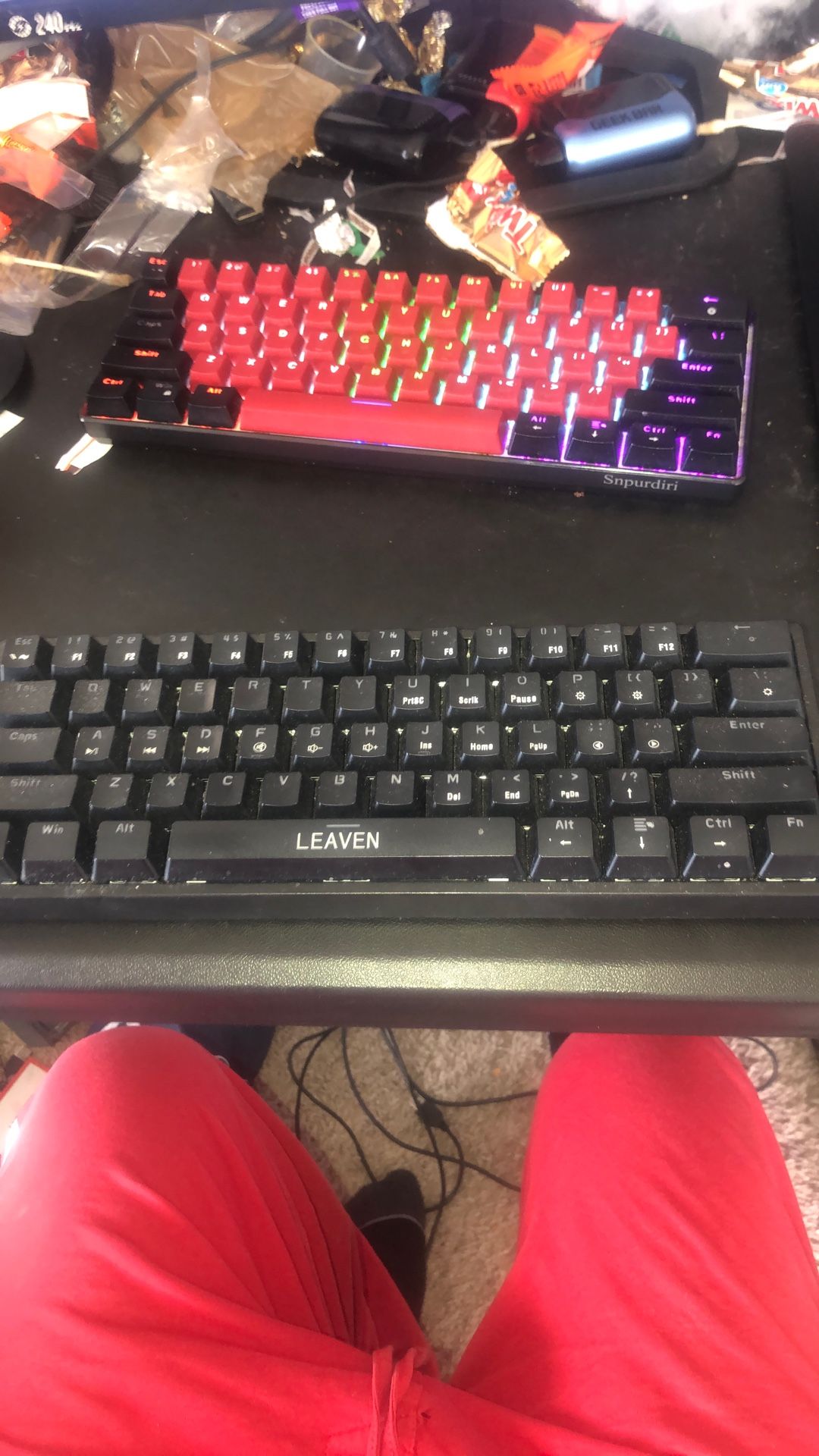 55% Blue Switch Keyboard