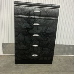 Black And Gray Dresser 