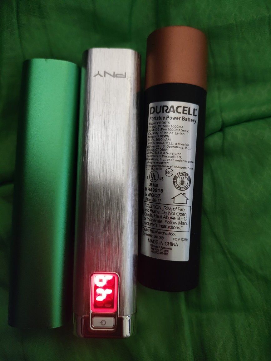 3 power banks Duracell PNY 