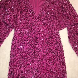Pink Sequins Dress! 