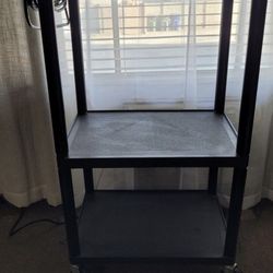 QUARTET 3 TIER PLASTIC/POLY A/V PORTABLE SHELF  (READ BEFORE MESSAGING) ***SEE OTHER POSTS***