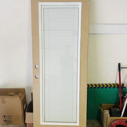 Exterior Door With Mini Blind 30x79.25