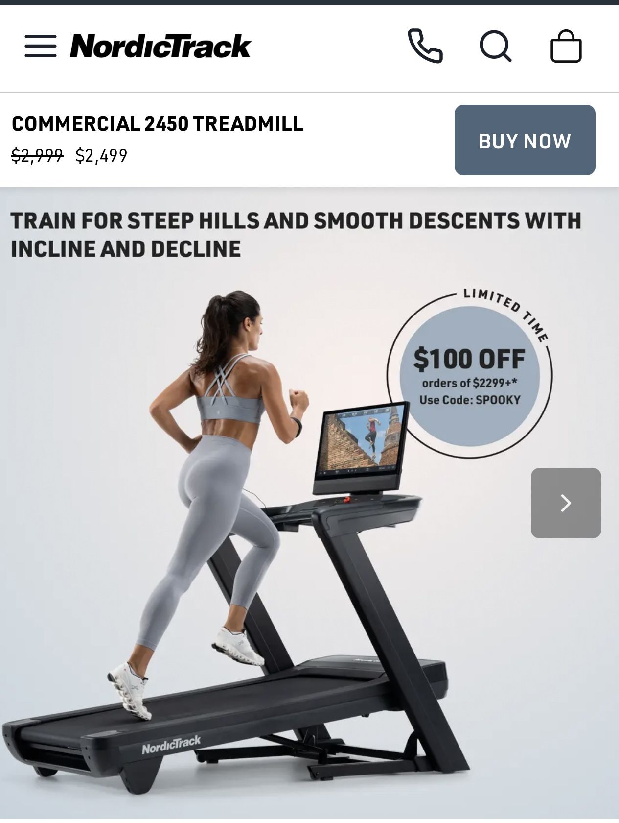 Nordic track Treadmill