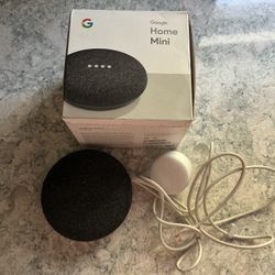 Google Home Mini - Smart Speaker with Google Assistant - Charcoal
