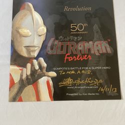 Ultraman 50th Anniversary Signed Autograph Thailand Program Godzilla Anime Gundam Dragon Ball Z