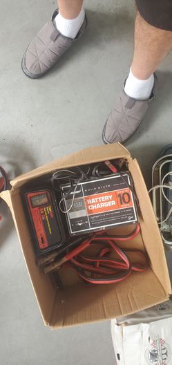 Portable Jump Starter, Battery Chargers, and Jumper Cables