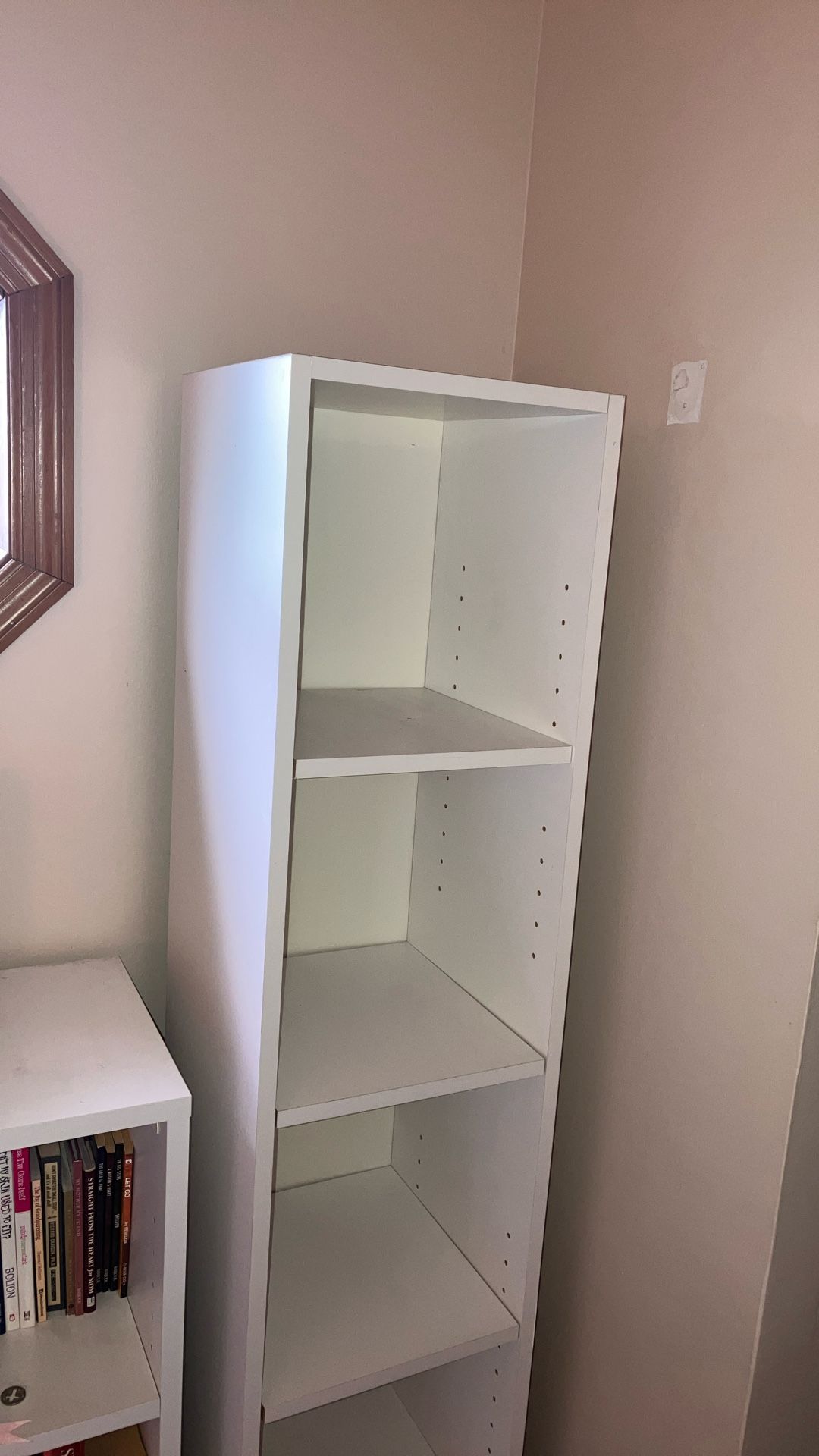 Pair Of Very Tall Adjustable Shelves