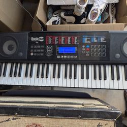 RockJam RJ761 61-Key Electronic Keyboard with Stand