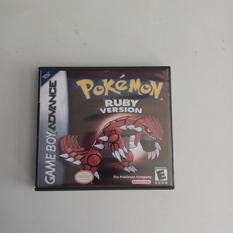 Replacement Case For Pokemon Ruby GBA