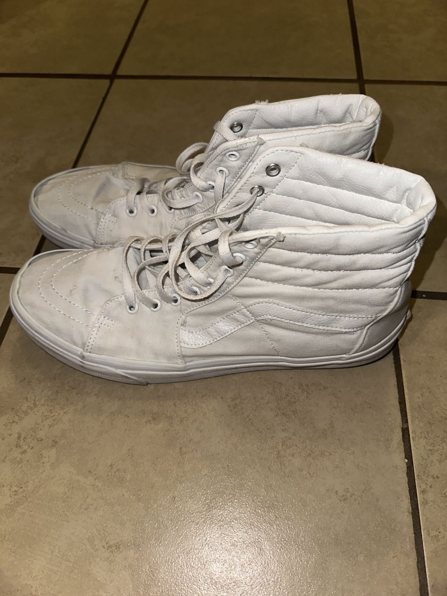 Vans Sk8-Hi - (White) - Size 13 Men’s