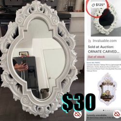 $30 Beautiful Large Moroccan Mirror 45”x31” the Bombay company brand in great condition