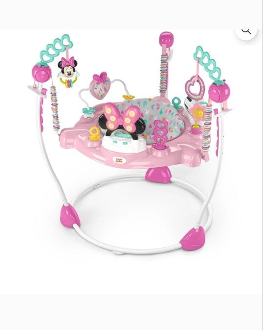 Disney Minnie Mouse Pink Baby Activity Jumper