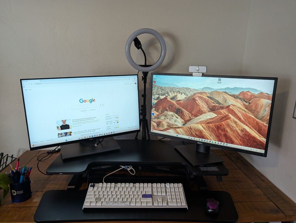 Dual Screen Monitors
