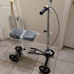NEW- knee scooter - 350Lbs max - easy travel